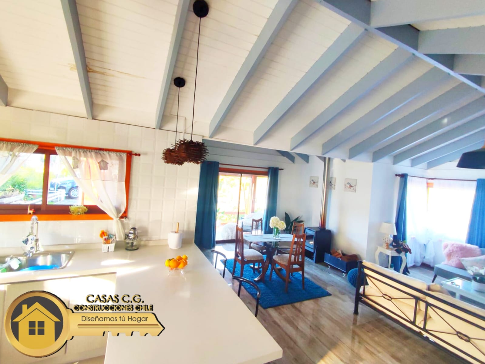 CASA METALCOM, CASA MODERNA, DISEÑO Y PLANOS DE CASAS, CASA CONSTRUCCION REGION DE ÑUBLE , CHILE, CASAS CHILE CONSTRUCTORA, ENYTREGA CASAS, VENTA DE CASAS, CASAS CHILE, CASAS ÑUBLE, PORCH,