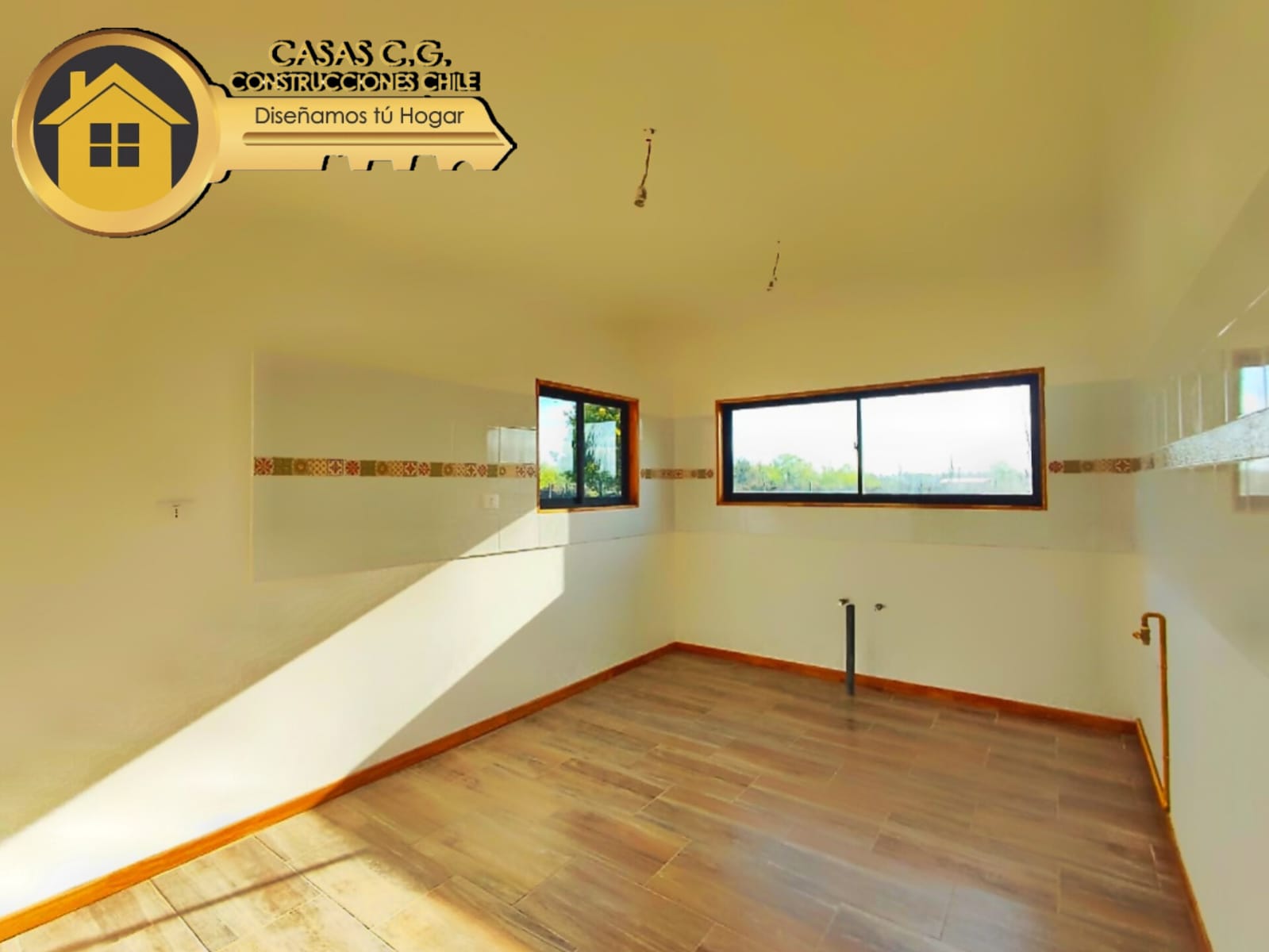 COCINA HERMOSA, CASA A LA VENTA REGION DE ÑUBLE, CASAS PERSONALIZADAS, CABAÑAS , CASA EN METALCOM Y CASAS EN MADERA